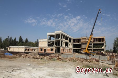 Qazaxda rayon Mərkəzi Xəstəxanası üçün yeni bina tikilir
