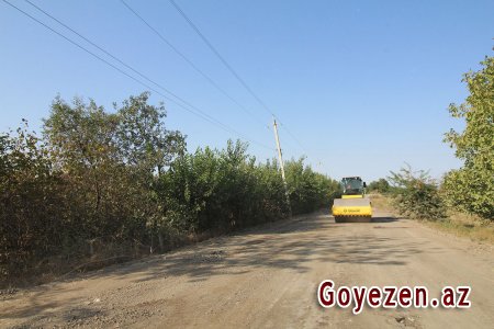 Kommuna kəndinə asfalt yol çəkilir