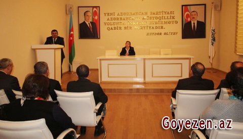YAP Qazax rayon təşkilatında 20 Yanvar faciəsinin 28-ci ildönümü qeyd olunub