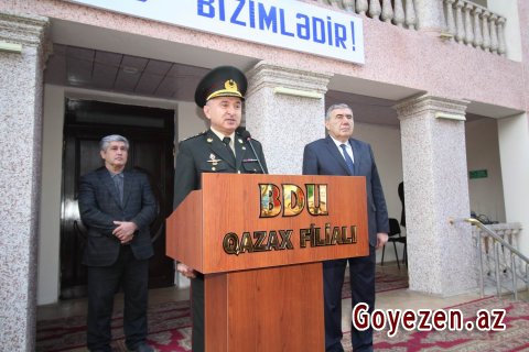 BDU-nun Qazax filialında Aprel döyüşlərinin ildönümünə həsr olunmuş toplantı keçirilib