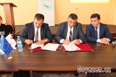 Qazax rayon bələdiyyə sədrləri şurası Anlaşma Memorandumu imzalayıb
