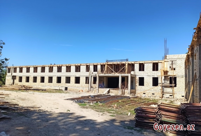 Heydər Əliyev Fondu tərəfindən Qazaxda daha bir məktəb üçün yeni bina inşa olunur