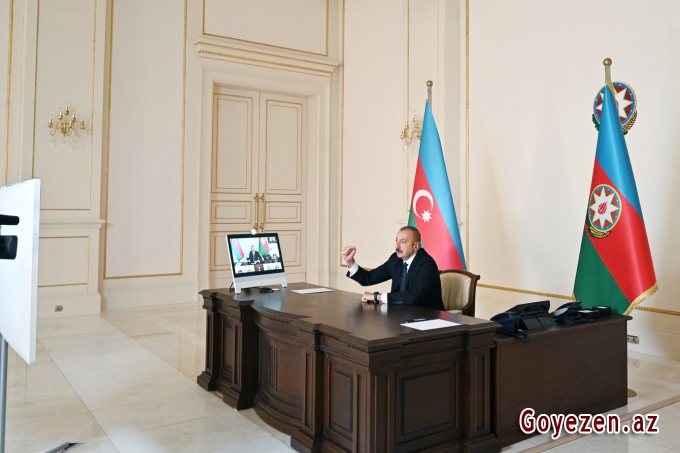 Prezident İlham Əliyev: “Biz heç vaxt imkan verə bilmərik ki, Azərbaycan torpaqlarında ikinci qondarma erməni dövləti yaradılsın”