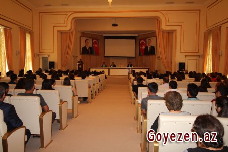 Milli məclisin deputatları ilə  gənclərin görüşü keçirilmişdir