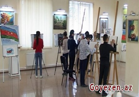 Qazax Dövlət Rəsm Qalereyası məktəblilərin sevimli məkanına çevrilib