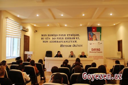 Qazaxda “Dayaq” Mentorluq Proqramı həyata keçirilib