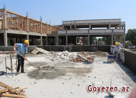 Qazaxda rayon mərkəzi xəstəxanası və tibb məntəqəsi üçün yeni bina tikilir