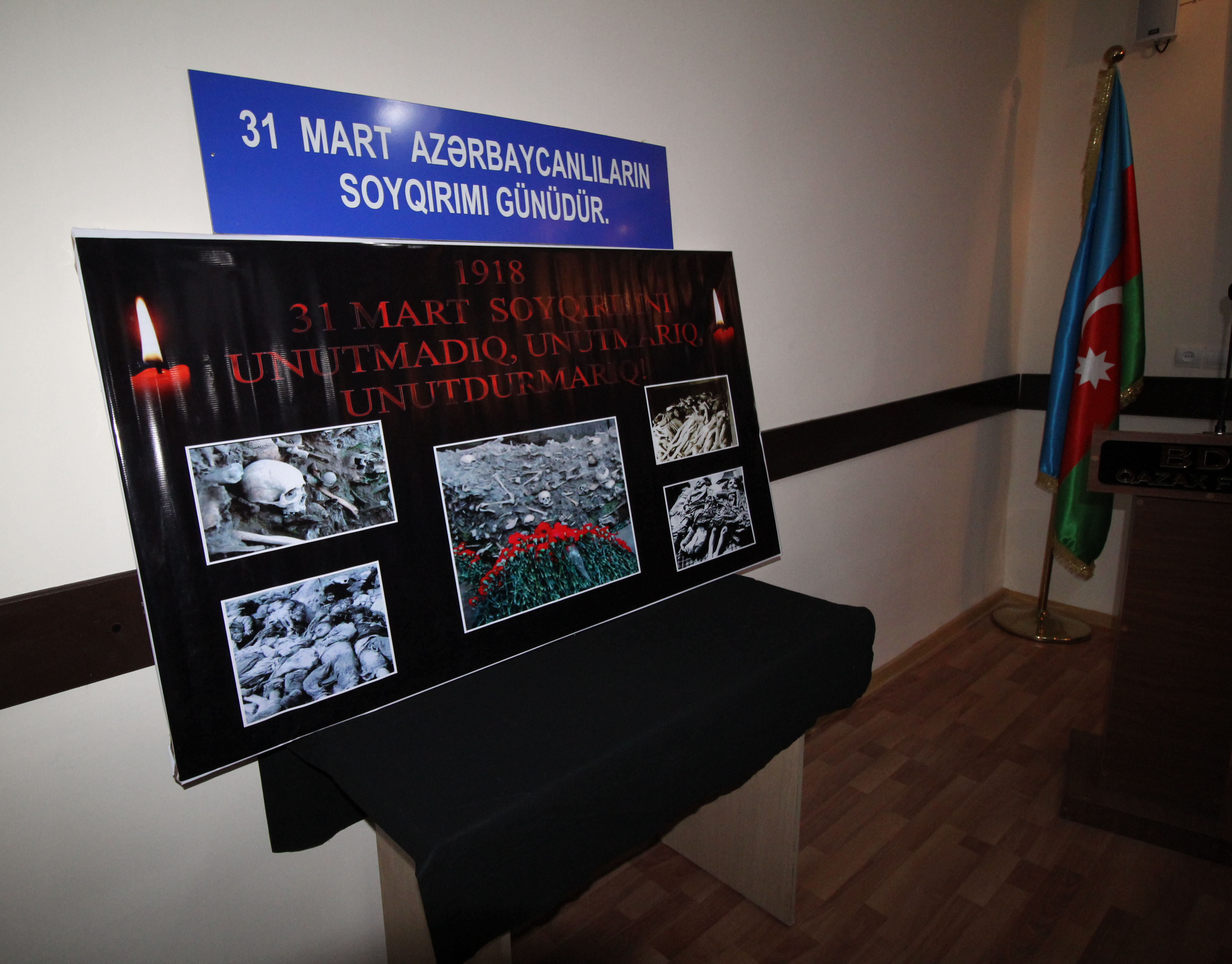 BDU-nun Qazax filialında Azərbaycanlıların Soyqırımı Günü ilə bağlı tədbir keçirilib