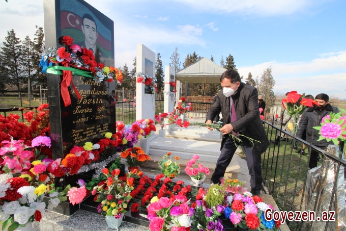 Qazaxda icra başçısı Novruz bayramı ərəfəsində Vətən müharibəsi şəhidlərini yad etdi