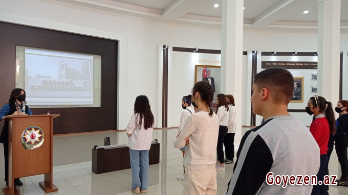 Qazax Rayon Heydər Əliyev Mərkəzində “Hərbi Qənimətlər Parkı”na virtual ekskursiyanın təşkili davam edir