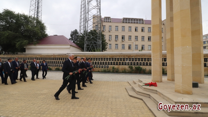 Qazaxda 27 Sentyabr - Anım Günündə qəhrəman Vətən oğullarının əziz xatirəsi anılıb