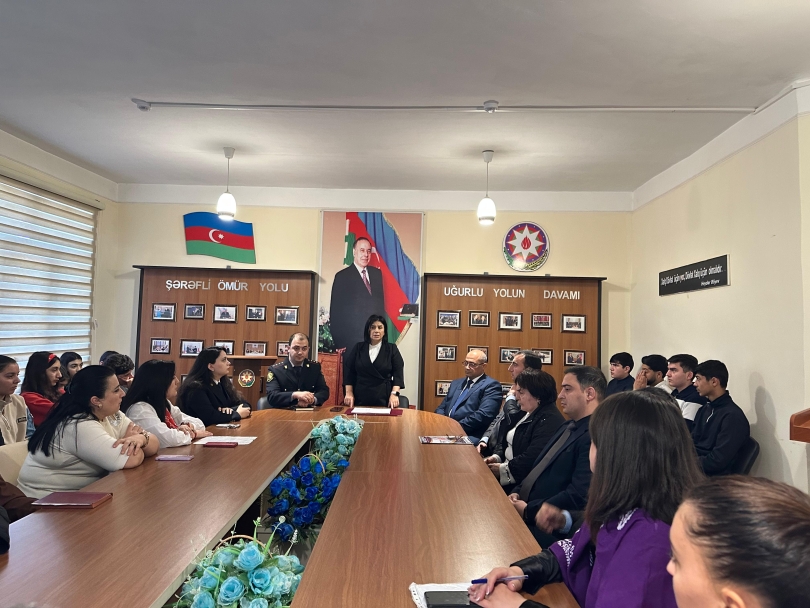 Qazax Dövlət Sosial-İqtisadi Kollecdə təhsil alan tələbələrlə maarifləndirici söhbət aparılıb Qazax Dövlət Sosial-İqtisadi Kollecdə təhsil alan tələbələrlə maarifləndirici söhbət aparılıb